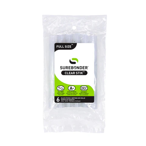 FPC Corporation Surebonder 6 Pack Mini All Temperature Clear Glue Sticks