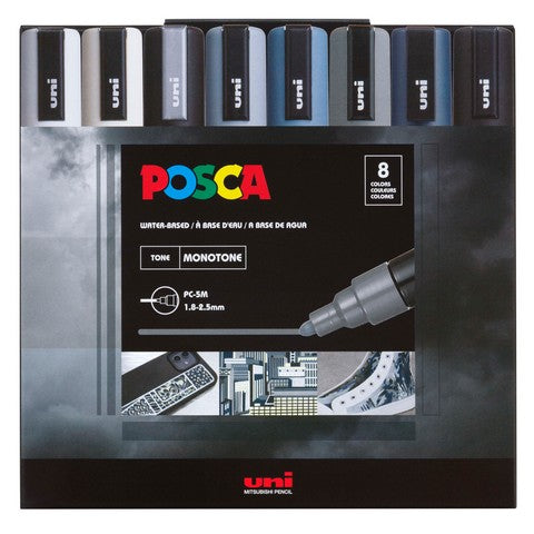 Posca 8-Color Paint Marker Sets