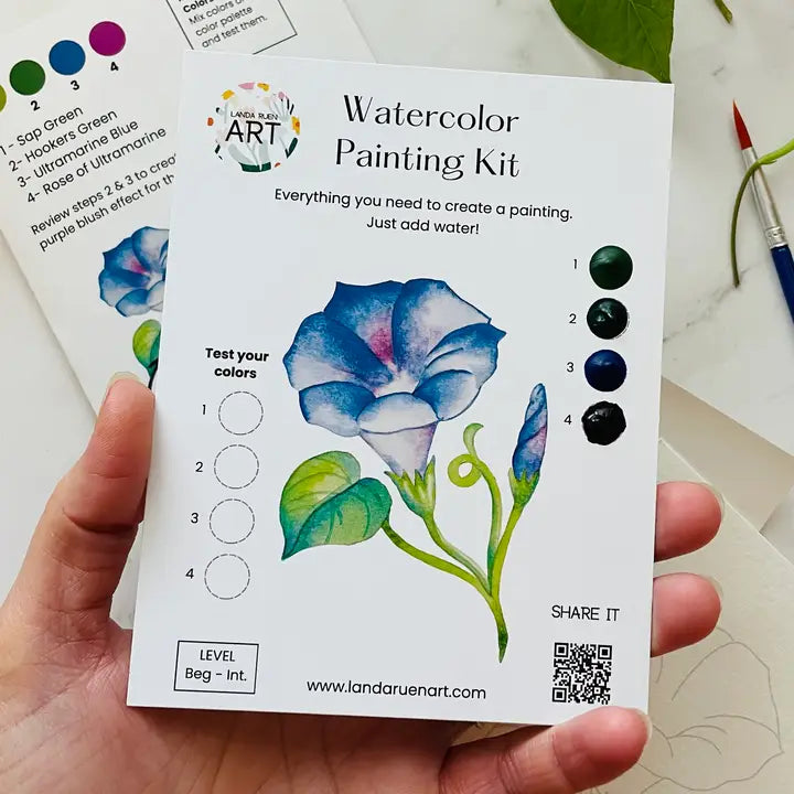 Landa Ruen Watercolor Painting Kits