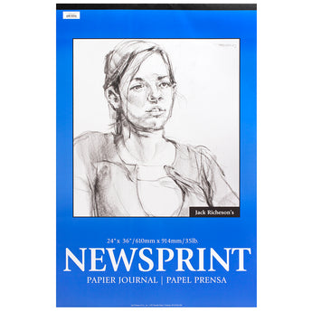 Newsprint Pad Rough 50 Sheet 12x18
