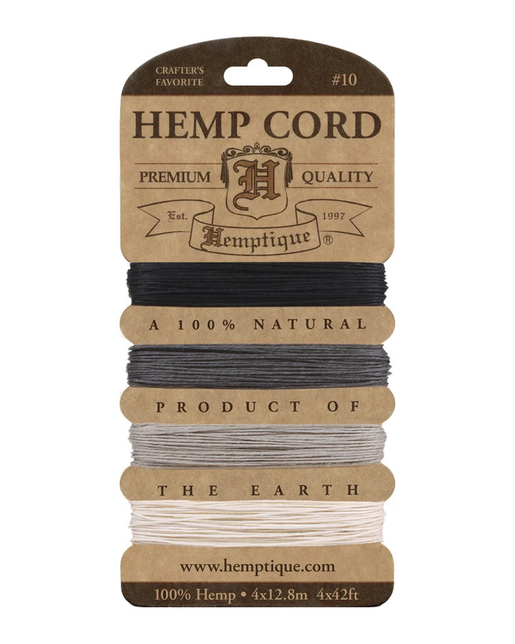 Hemptique 0.5mm Hemp Cord Cards