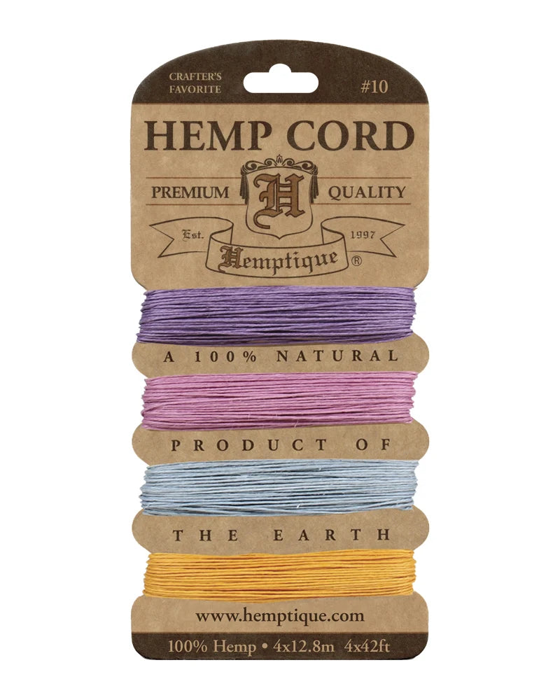 Hemptique 0.5mm Hemp Cord Cards
