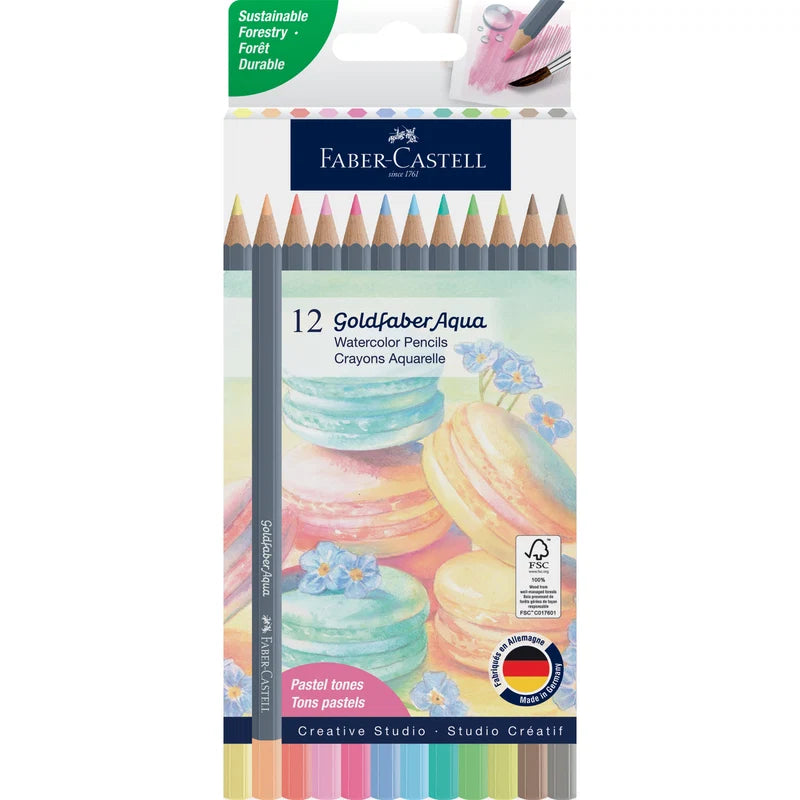 Faber Castell Goldfaber Aqua Watercolor Pencil Sets