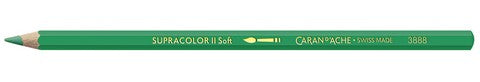 Caran D'Ache Supracolor Aquarelle Green Colored Pencils