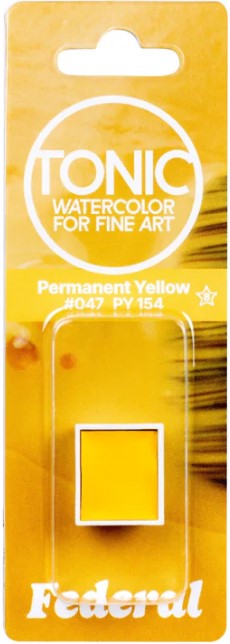 Federal Color Tonic Half Pan Watercolor Paints