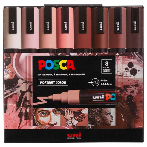 Posca 8-Color Paint Marker Sets