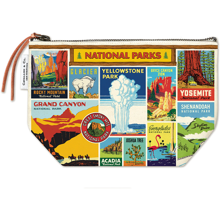 Cavallini & Co Vintage Inspired Zipper Pouches