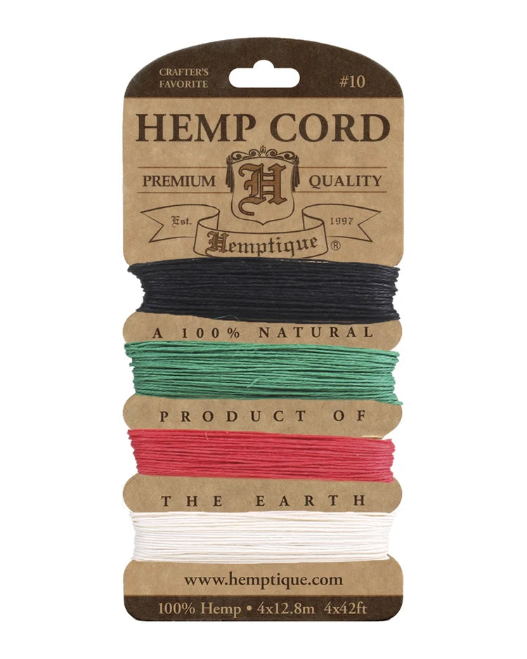 Hemptique 0.5mm Hemp Cord Cards