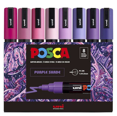 Posca 8-Color Paint Marker Sets