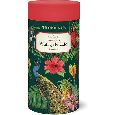 1000 Piece Puzzle  Vintage Inspired Tropicale