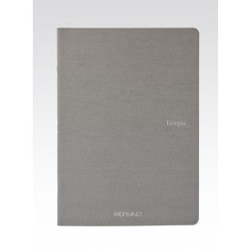 Notebook 8.3"x11.7" Staple-Bound Gridded Grey