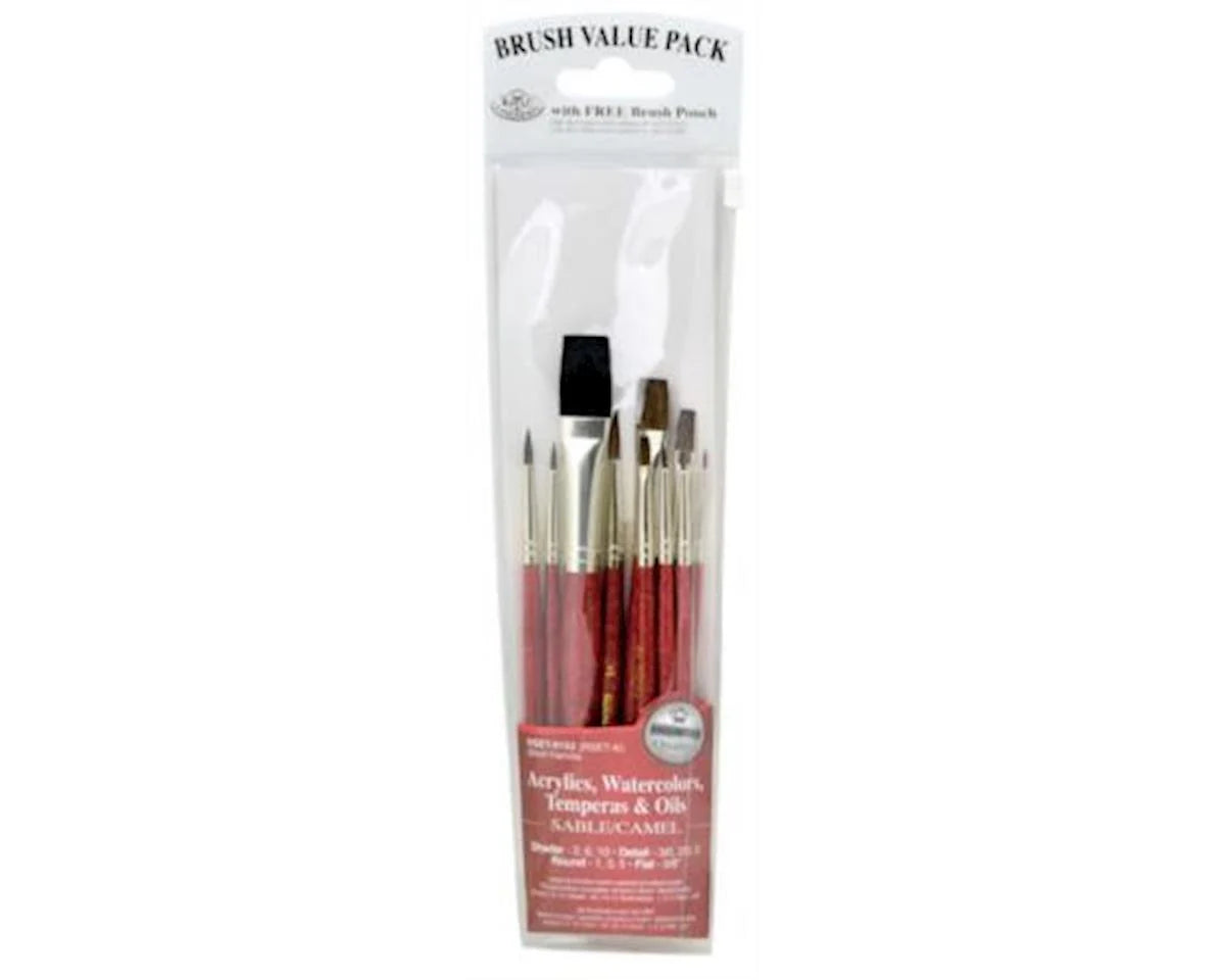 Royal Langnickel 12 Piece Camel Hair Brush Set