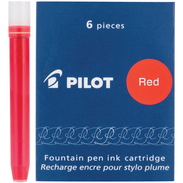 Pilot Fountain Pen 6 Pack Ink Cartridges