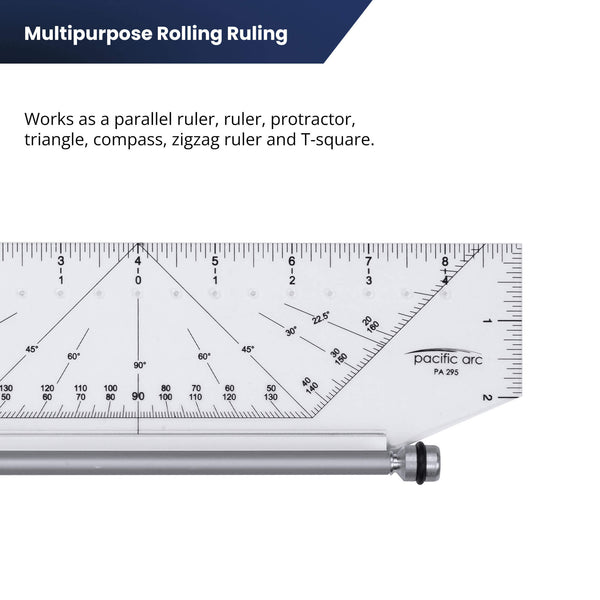 Pacific Arc 12in Rolling Ruler
