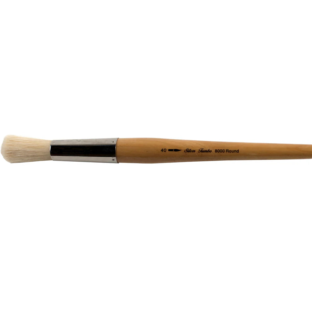 Silver Brush Jumbo White Hog Brushes