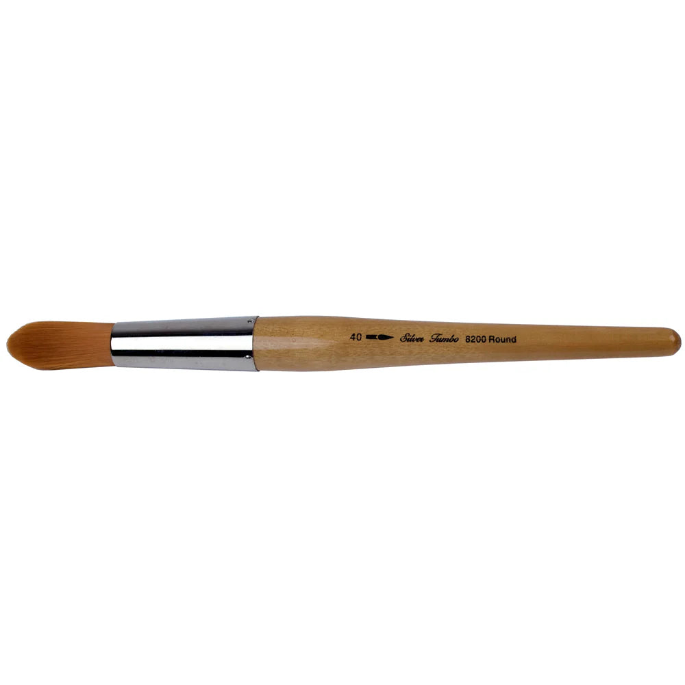 Silver Brush Jumbo Golden Taklon Brushes