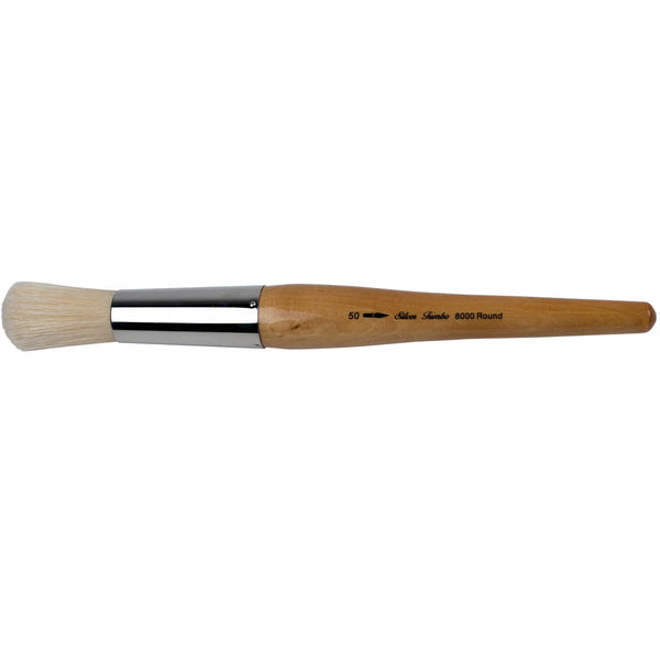 Silver Brush Jumbo White Hog Brushes