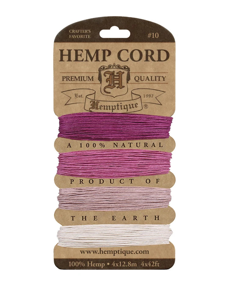 Hemptique 0.5mm Hemp Cord Cards