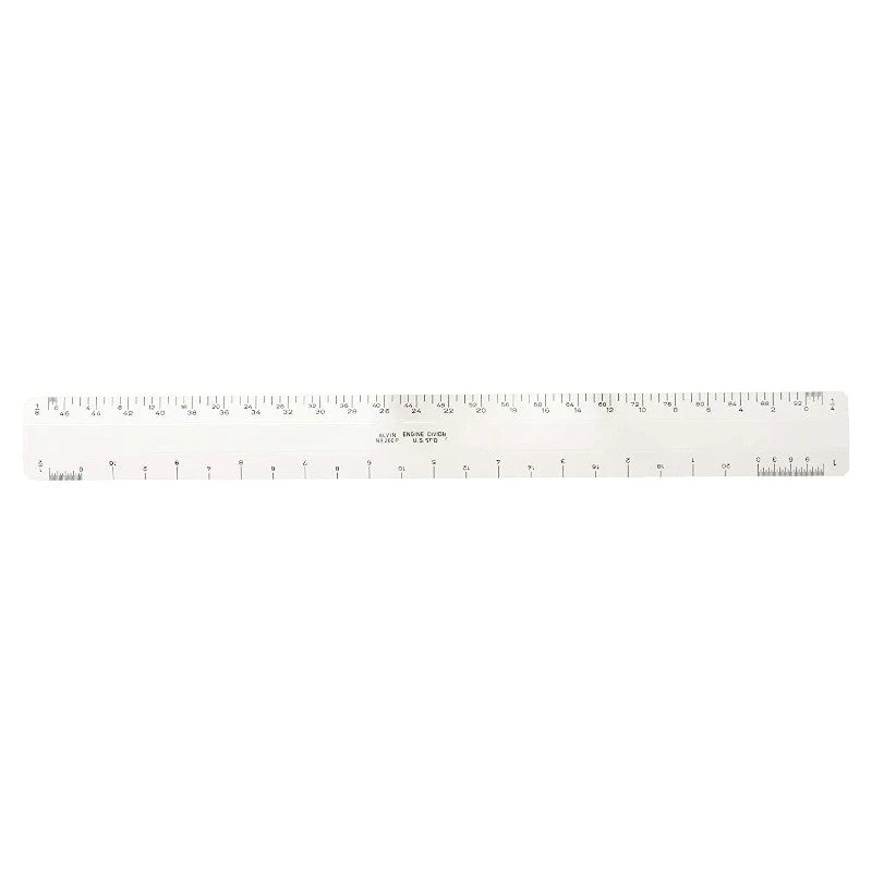 Alvin Flat Scale Ruler