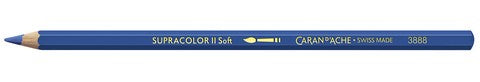 Caran D'Ache Supracolor Aquarelle Blue Colored Pencils