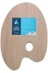 Art Alternatives Wood Palette Oval 7.75x11.75