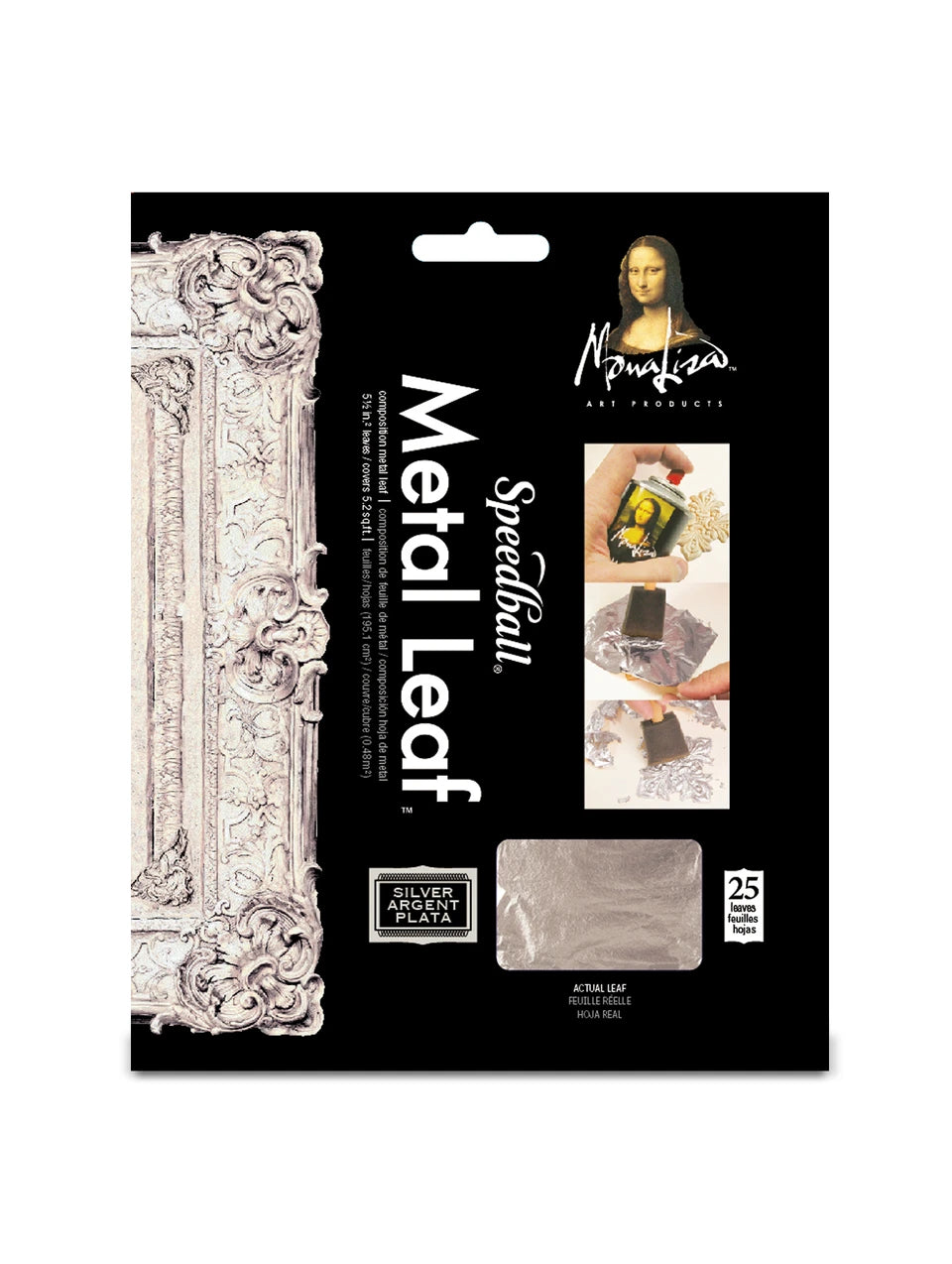 Speedball Mona Lisa Composition Metal Leaf Sheets