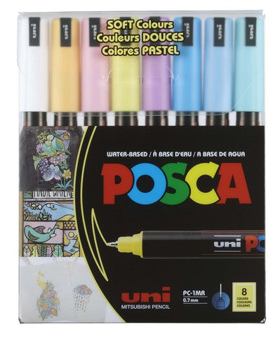 Posca 8-Color Paint Marker Sets