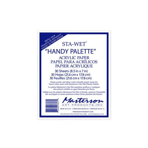 Masterson Sta Wet Handy Palette Acrylic Paper