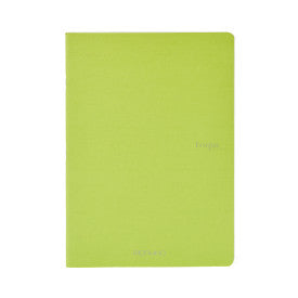 Notebook 5.8" x 8.3" Staple-Bound Gridded Lime