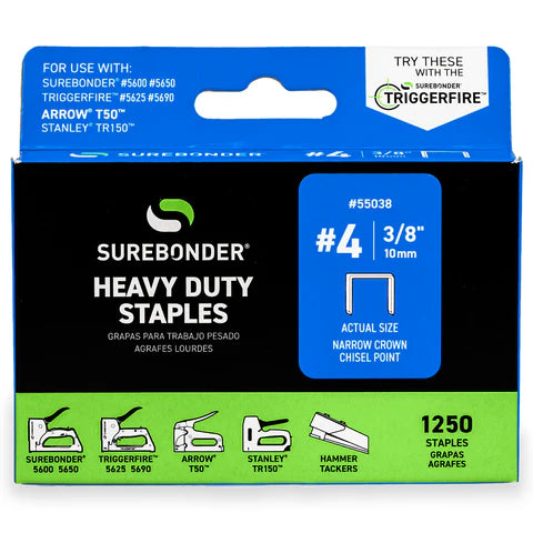 FPC Corporation Surebonder #4 Heavy Duty Crown Staples