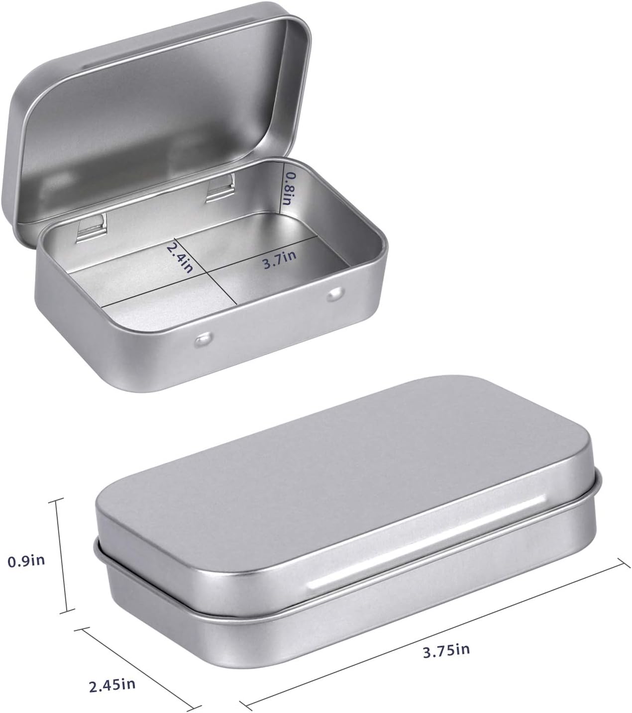 Posners 3.5in x 2.5in Tin Boxes with Lids