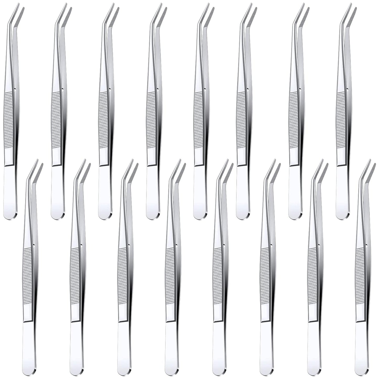 Posners Curved Stainless Steel Tweezers