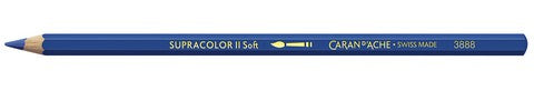 Caran D'Ache Supracolor Aquarelle Blue Colored Pencils