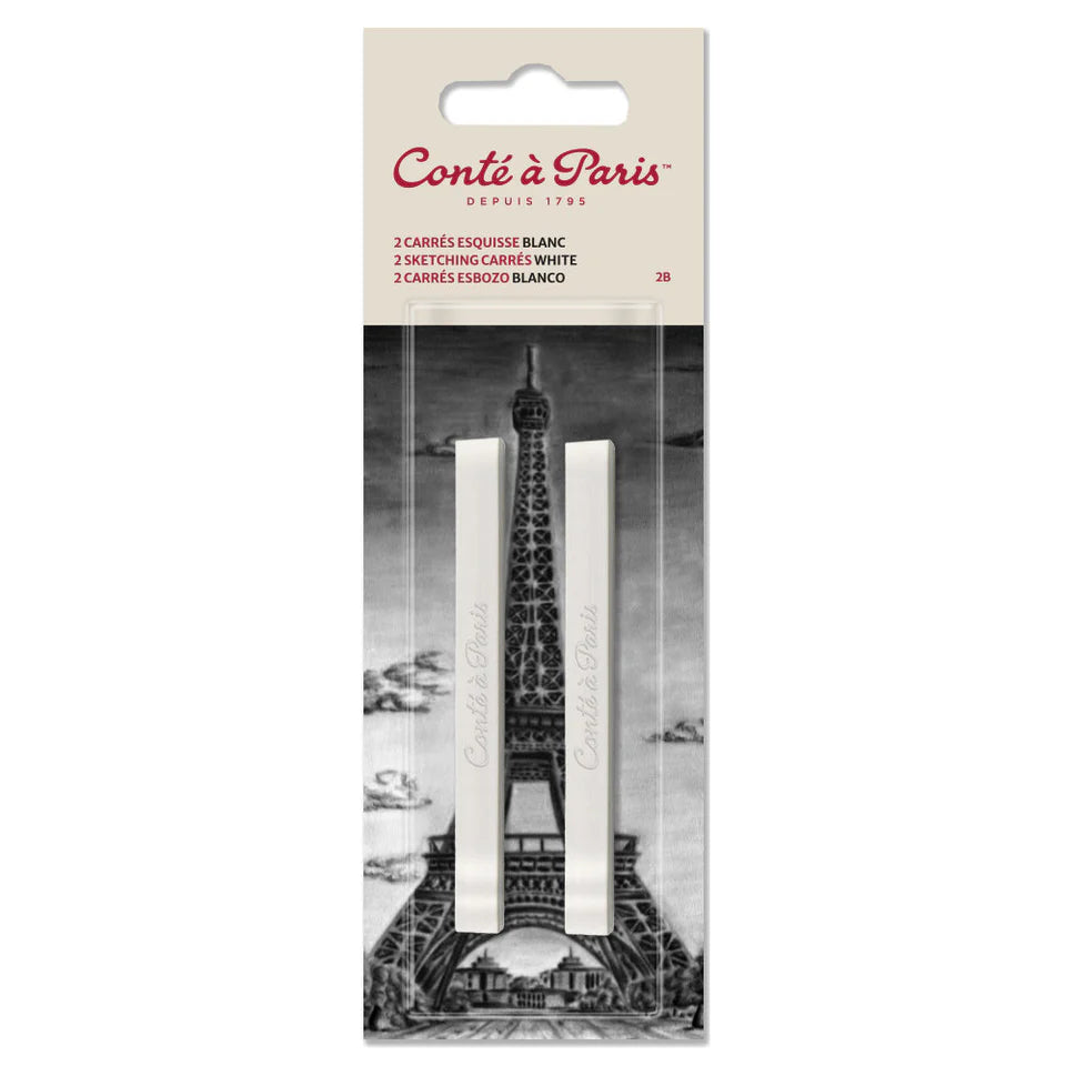 Conte Set of 2 Pierre Noire Sketch Carre Crayons