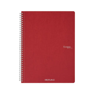 Notebook 8.3"x11.7" Spiral-Bound Gridded Cherry