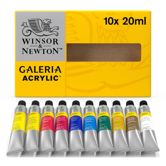 Winsor & Newton 20ml Galeria Acrylic Set of 10