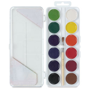 Jack Richeson 12 Pan Watercolor Set with Brush – Posner's Art Store