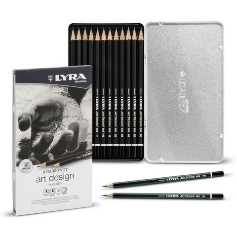 Lyra 12 Piece Rembrandt Art Design Pencil Set