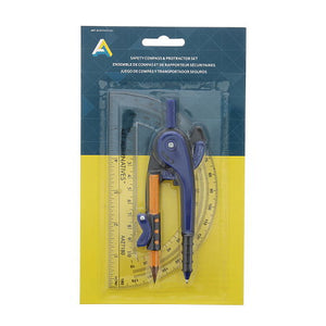 Safety Compass and Protractor Set