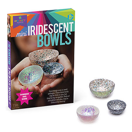Mini Iridescent Bowls Art Kit