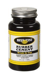 Best-Test Rubber Cement 8oz