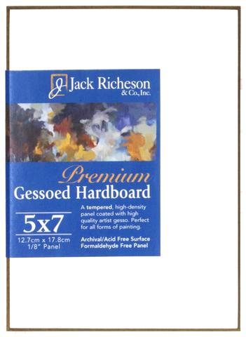 Gesso Board Panels 5x7 1/8"