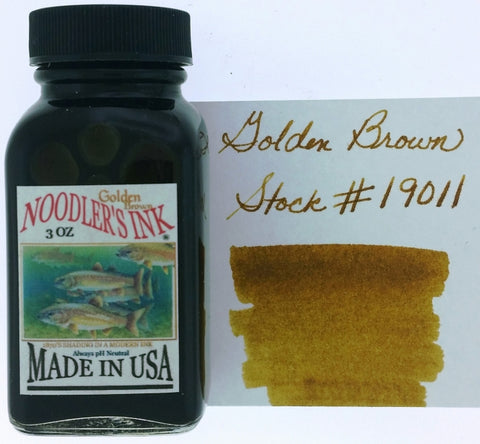 Golden Brown Ink 3oz Bottle