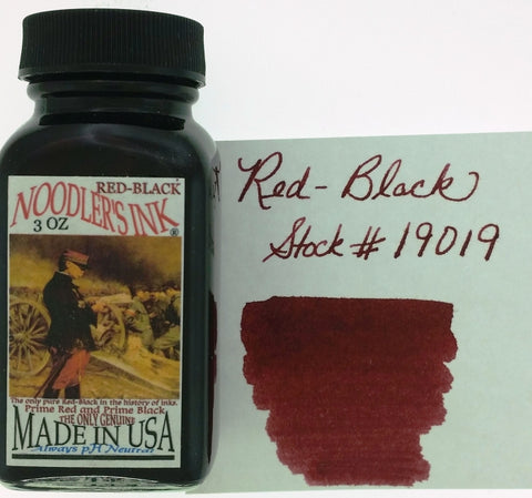 Red-Black Ink 3oz Bottle