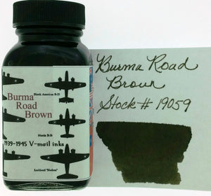 V-Mail Burma Road Brown Ink 3oz Bottle