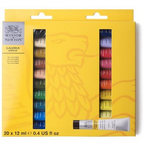 Galeria 10 x 12ml Acrylic Set