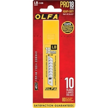 Olfa 10 Pack Snap Off Heavy Duty Blades