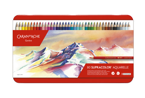 Artist Supracolor 80 Colored Pencil Metal Box Set