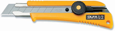 Olfa Knife Heavy Duty Ratchet Lock Utility with Grip