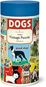 1000 Piece Puzzle Vintage Inspired Dogs